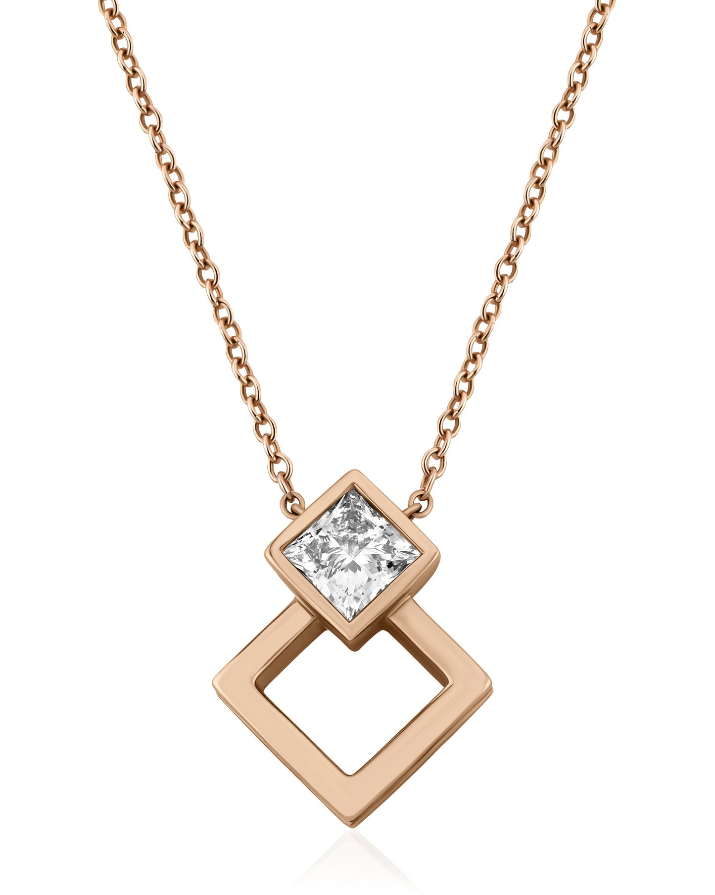 Side Halo Princesa Necklace