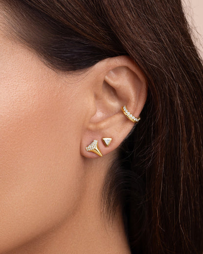 Aura Sharktooth Studs