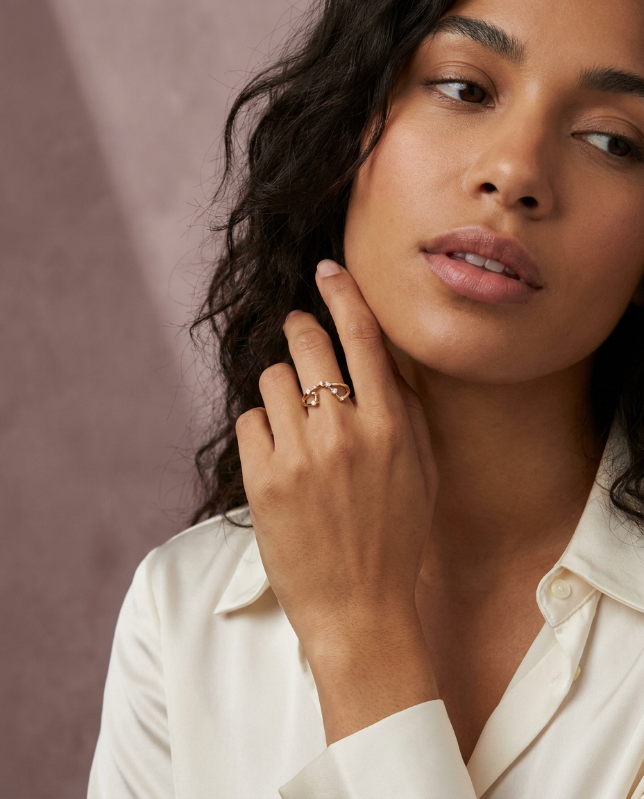 Aquarius Constellation Ring