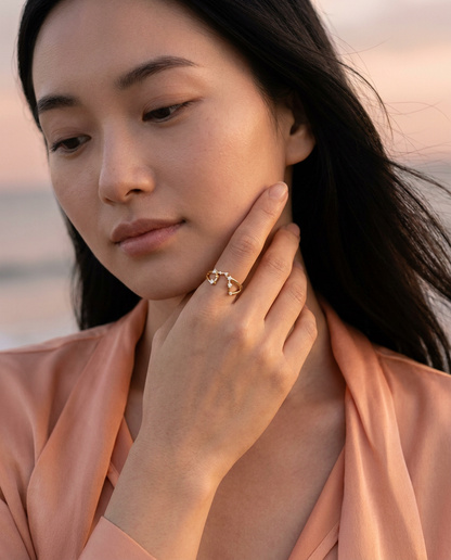 Aquarius Constellation Ring