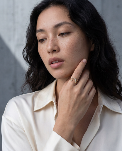 Aquarius Constellation Ring