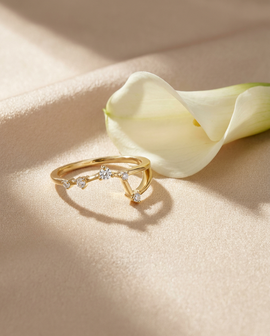 Aries Constellation Ring
