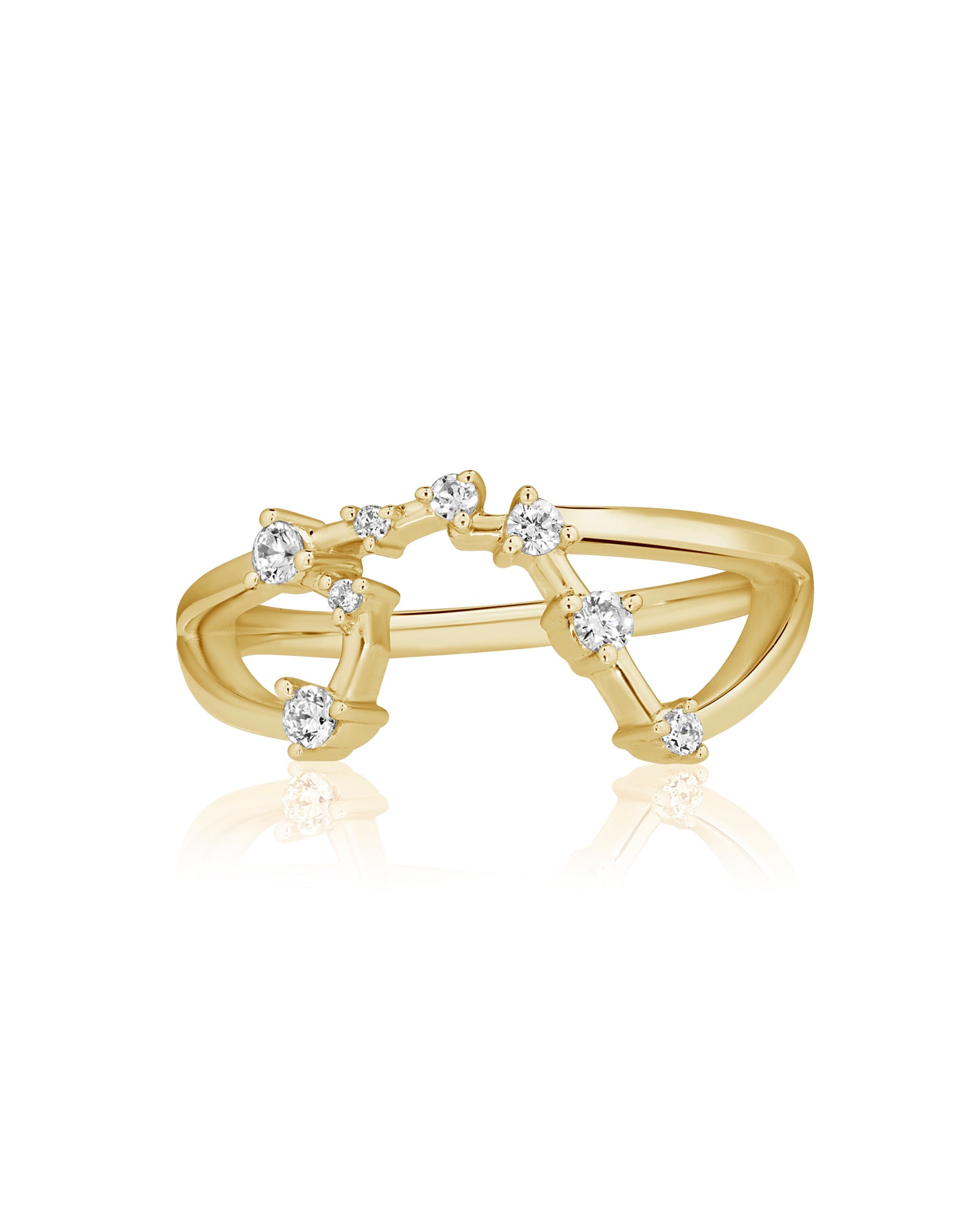 Aquarius Constellation Ring