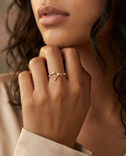 Cancer Constellation Ring
