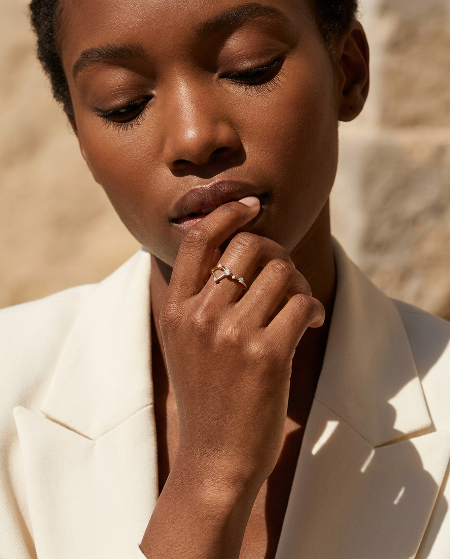 Cancer Constellation Ring