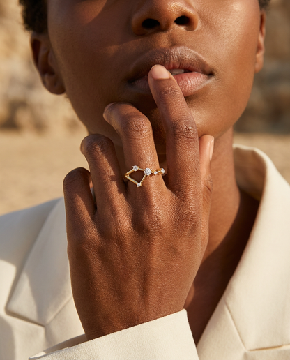 Cancer Constellation Ring