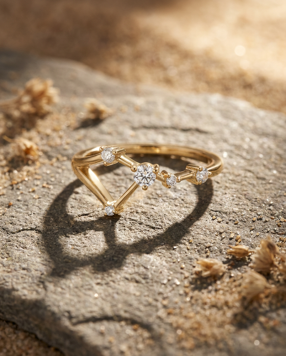 Cancer Constellation Ring