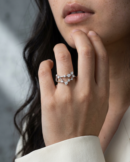 Capricorn Constellation Ring