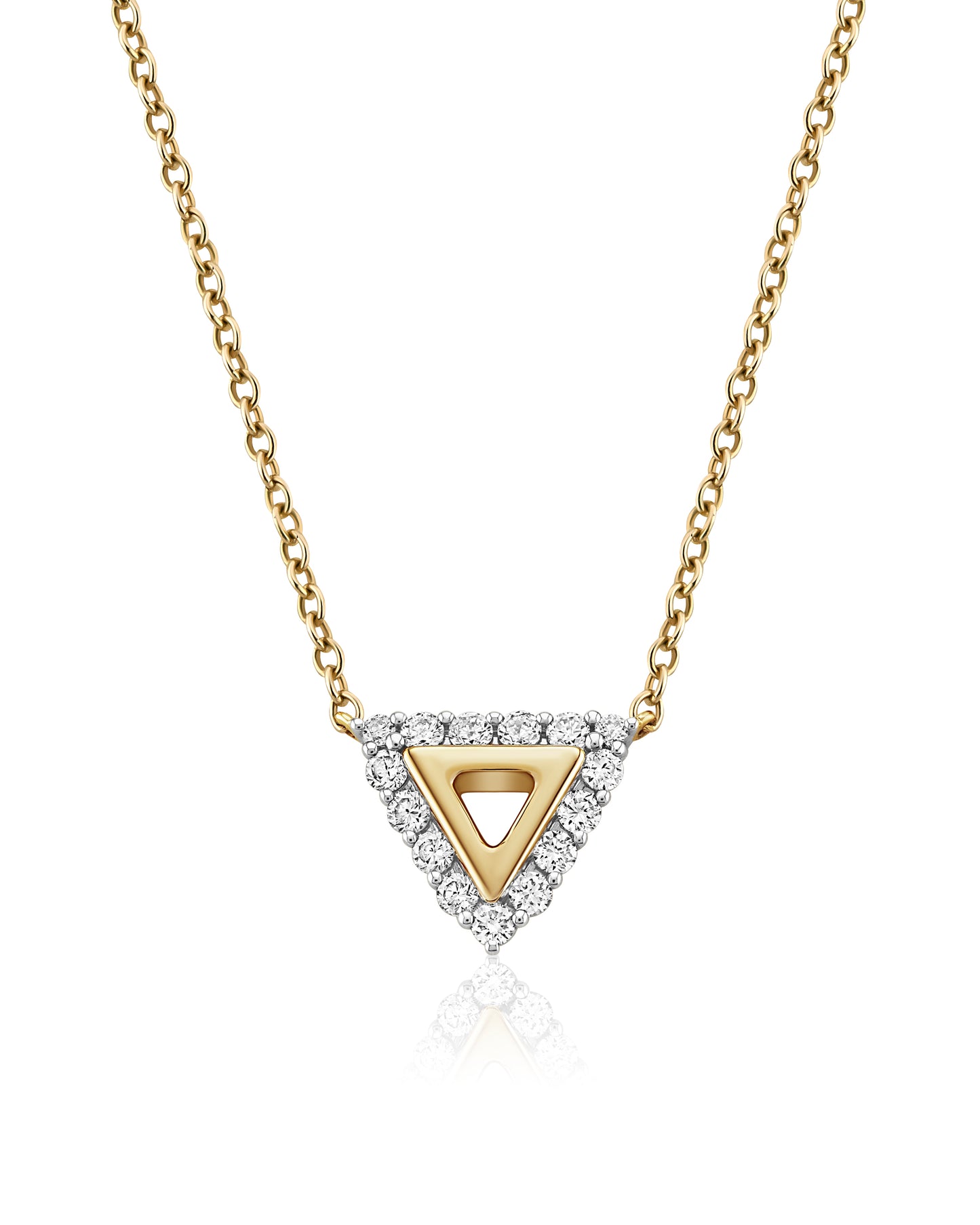 Halo Tria Necklace