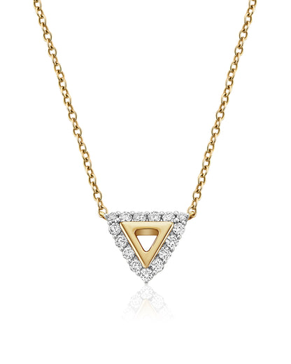 Halo Tria Necklace