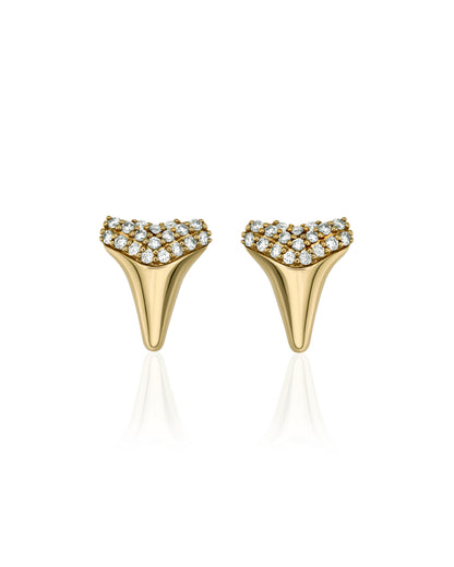 Aura Sharktooth Studs