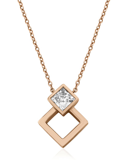 Side Halo Princesa Necklace