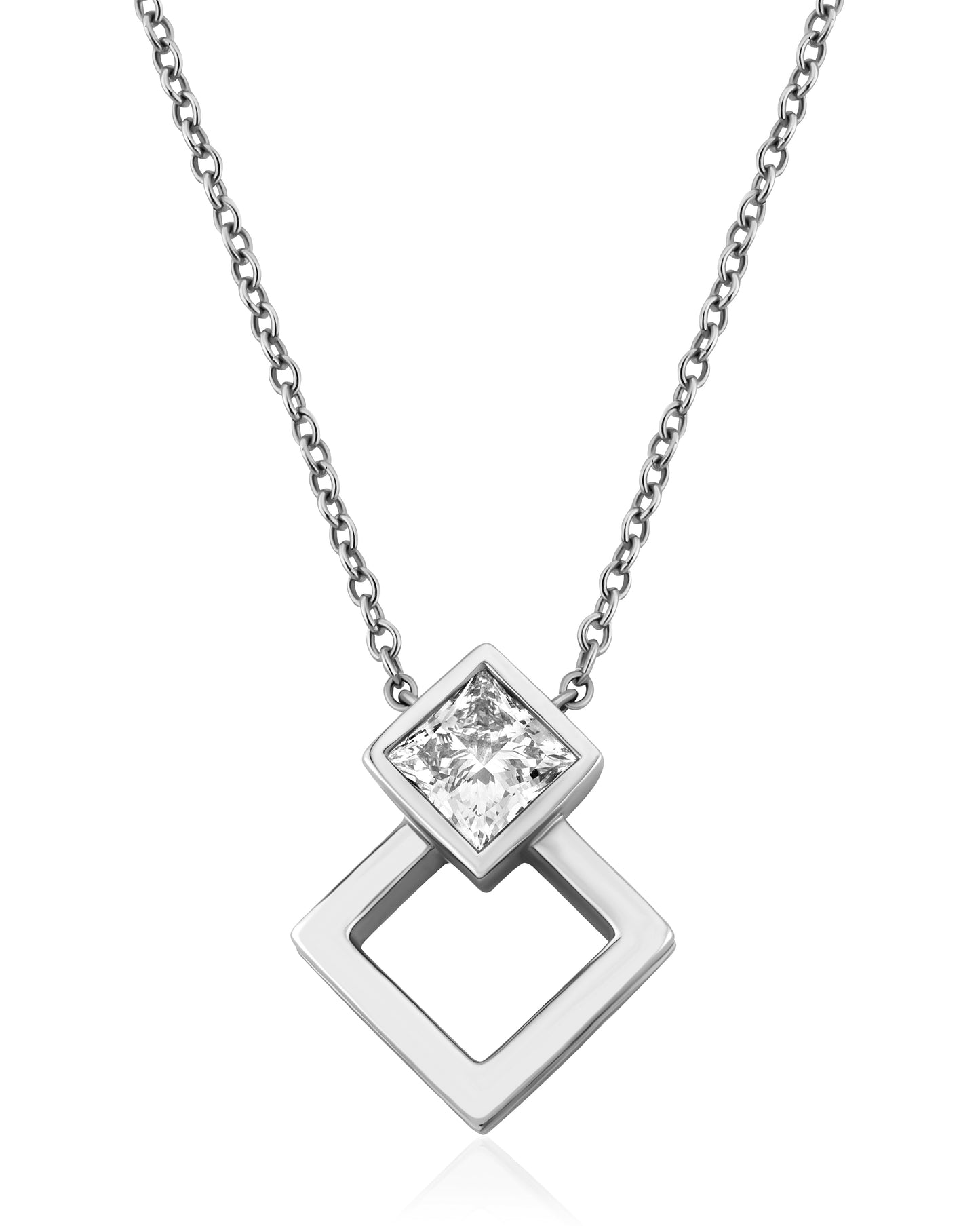 Side Halo Princesa Necklace