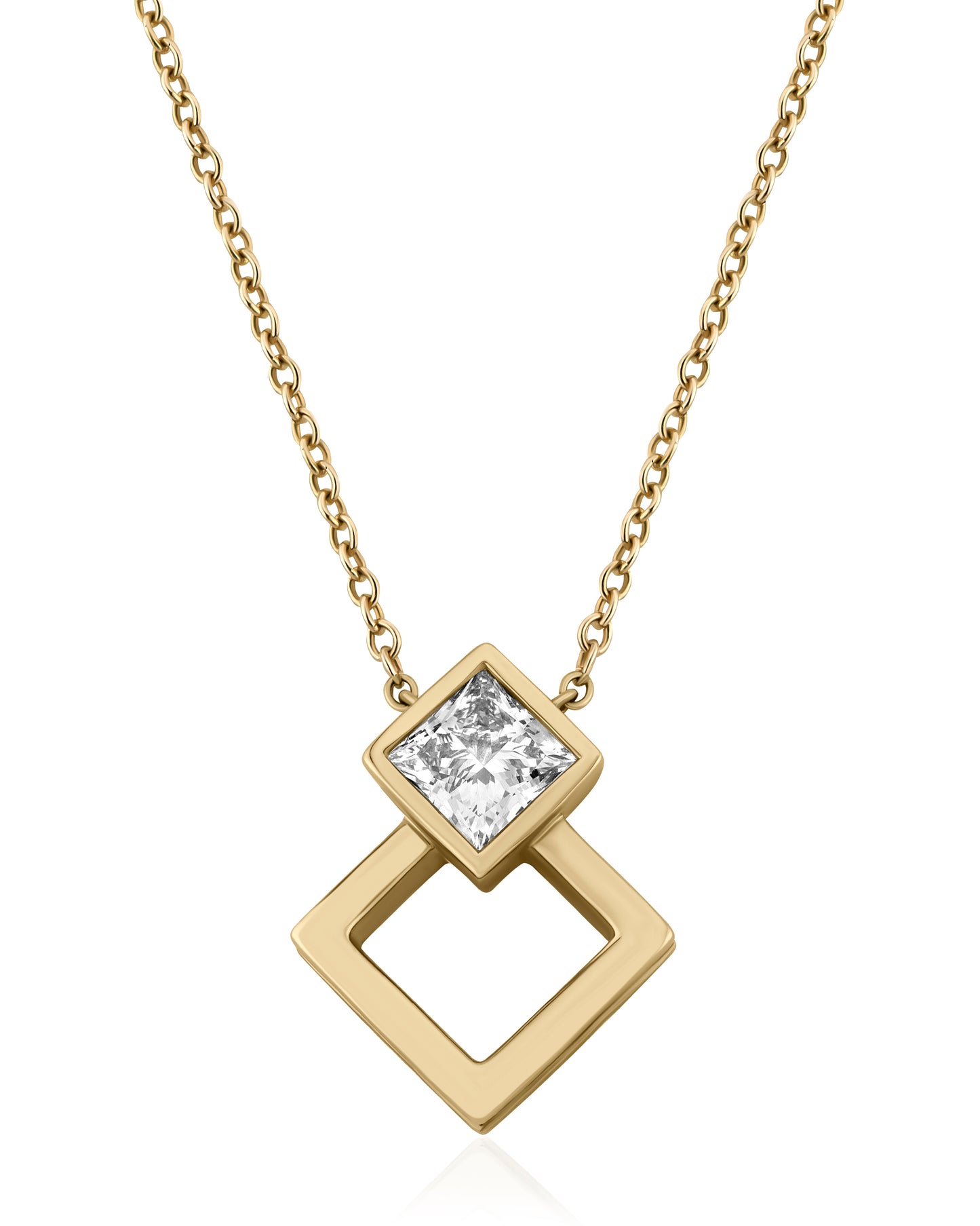 Side Halo Princesa Necklace