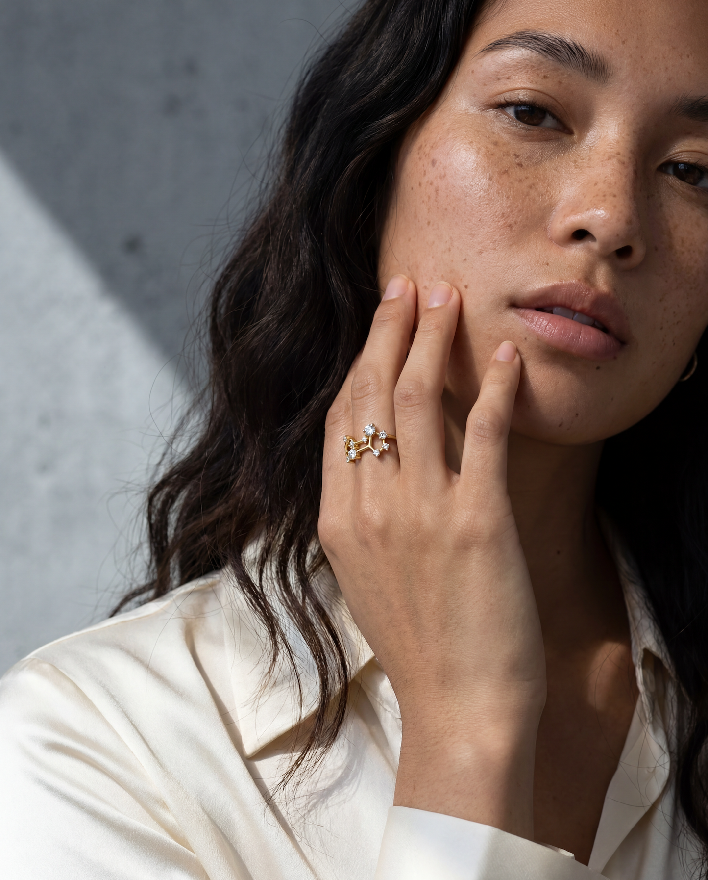 Leo Constellation Ring