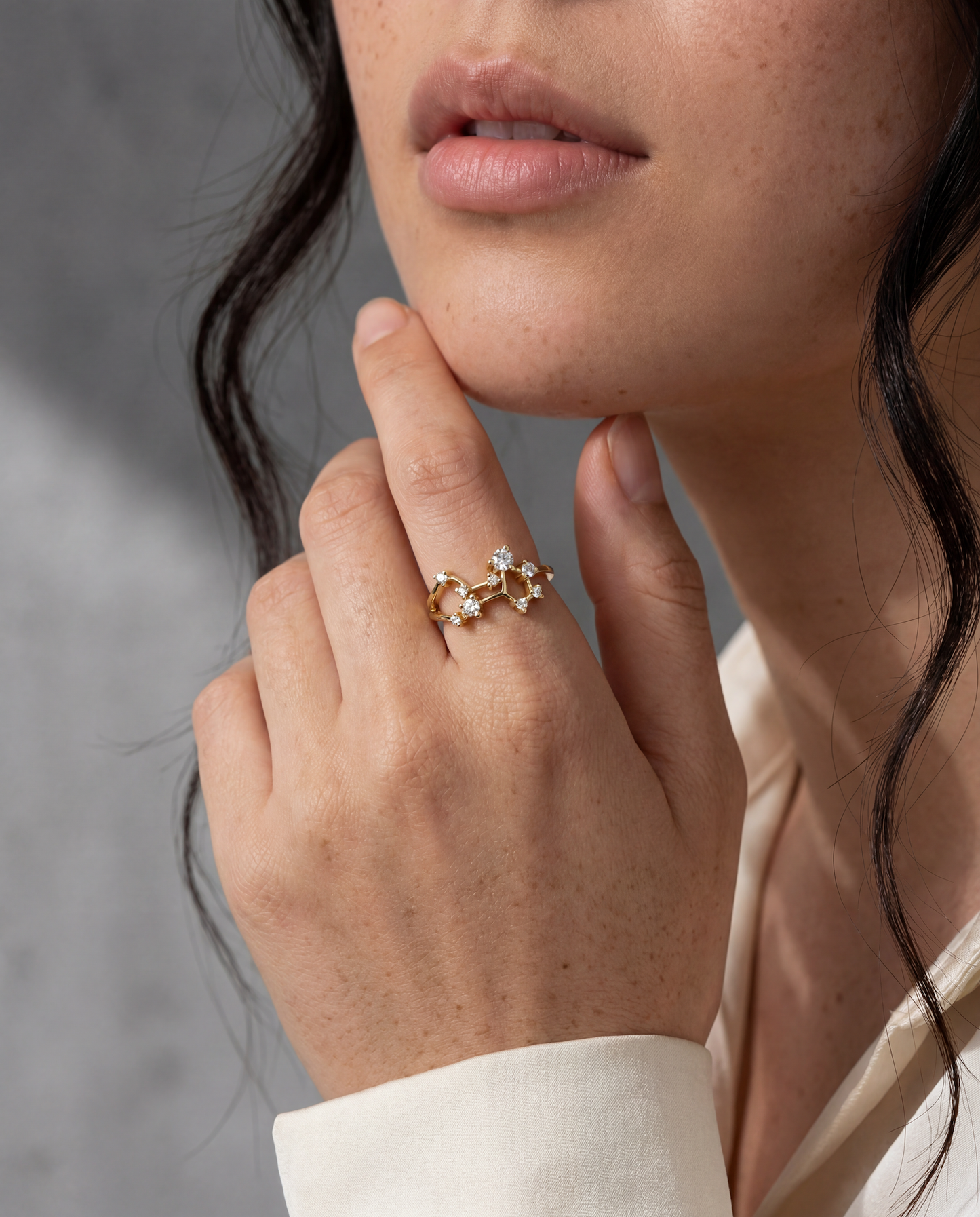 Leo Constellation Ring