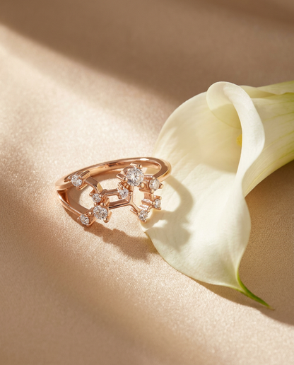 Leo Constellation Ring