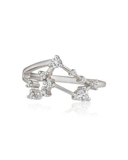 Virgo Constellation Ring