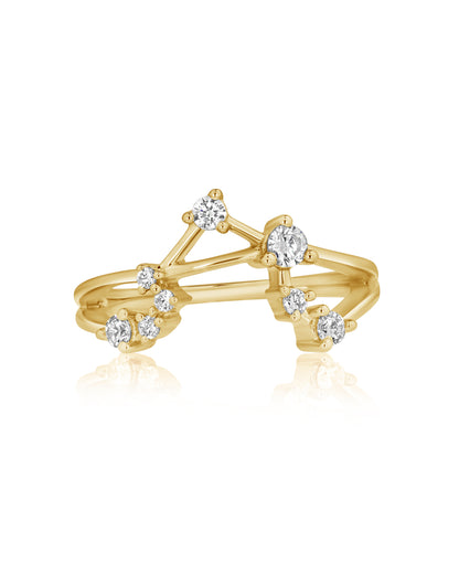 Libra Constellation Ring