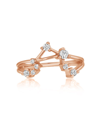 Libra Constellation Ring