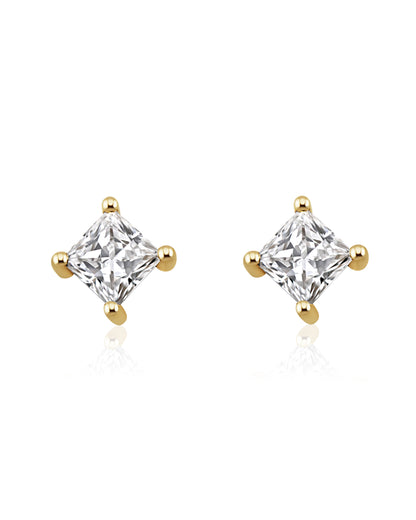 Princess Diamond Studs