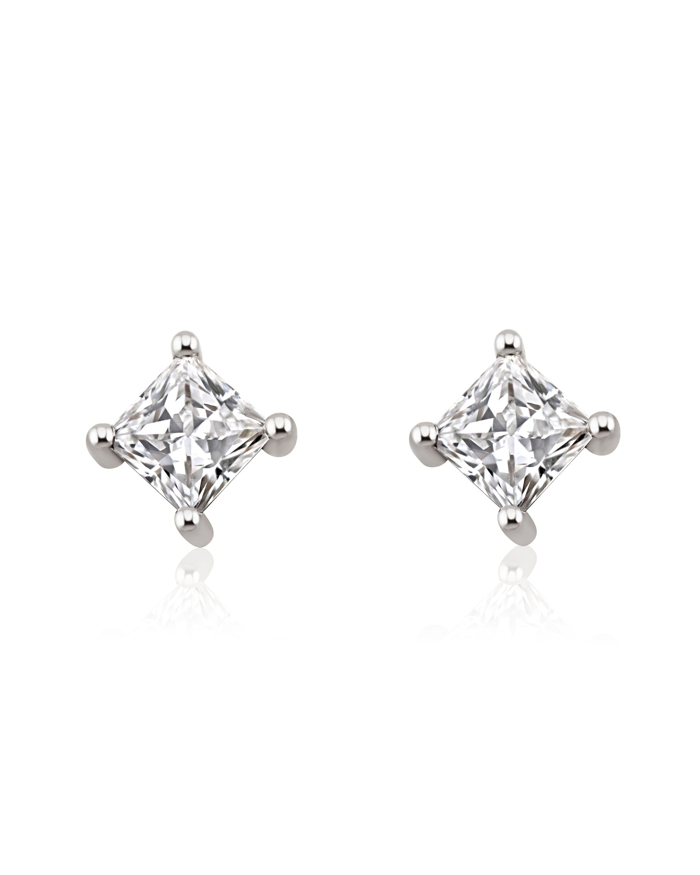 Princess Diamond Studs
