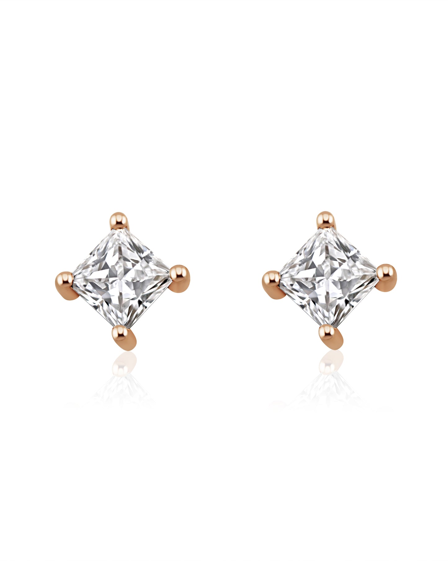 Princess Diamond Studs
