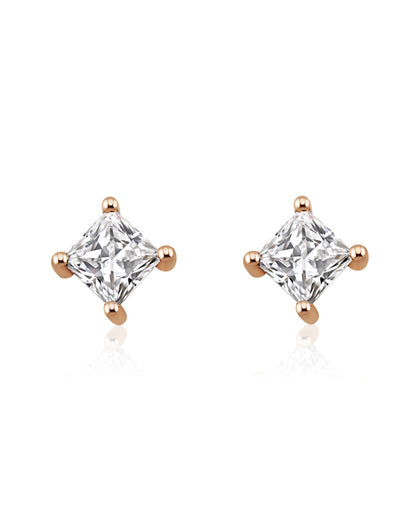 Princess Diamond Studs