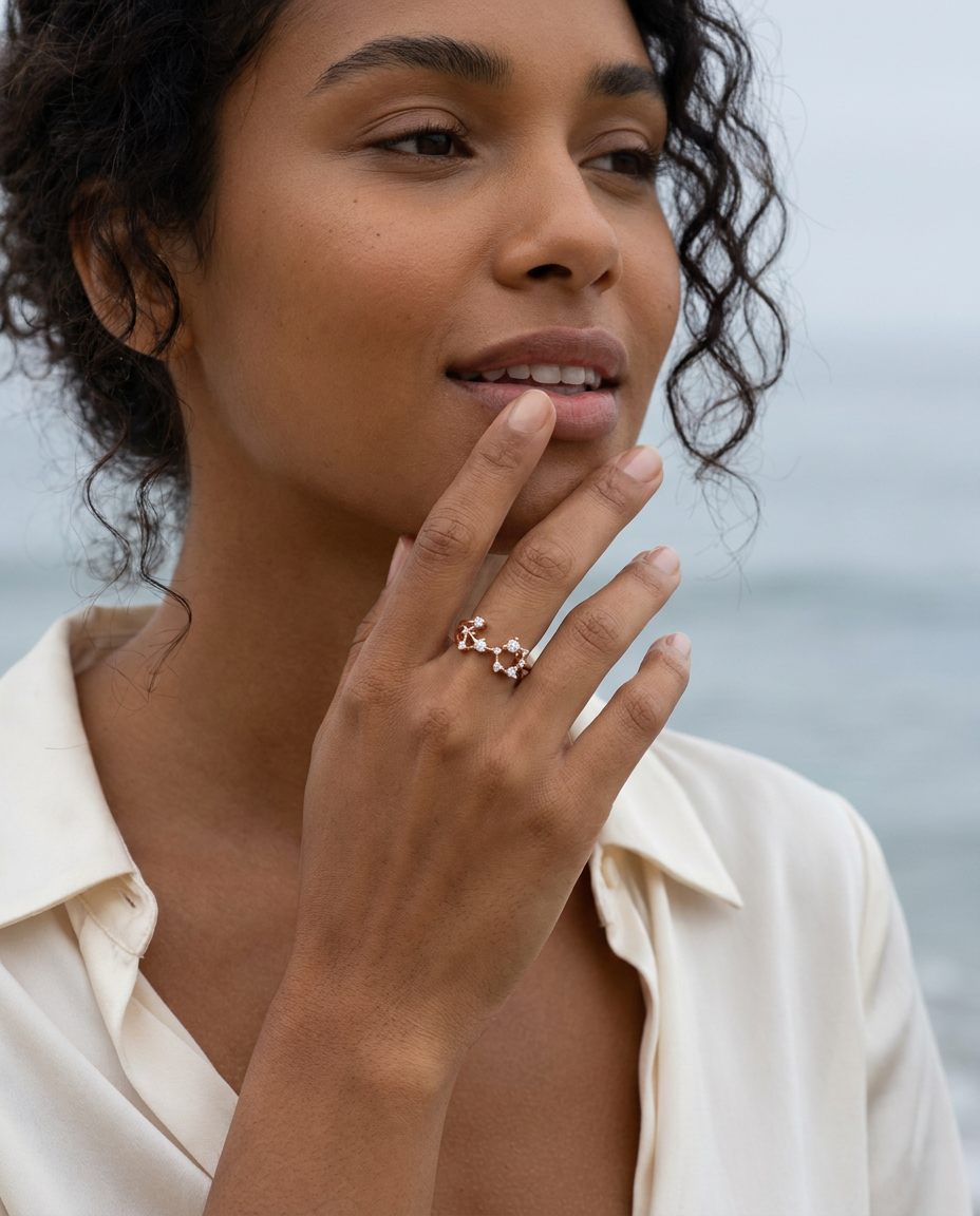 Scorpio Constellation Ring