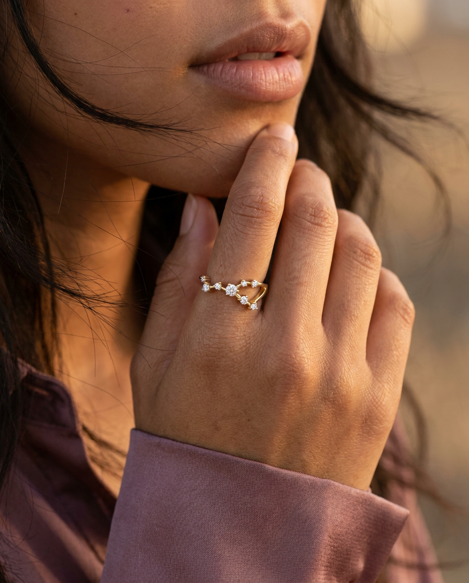 Taurus Constellation Ring