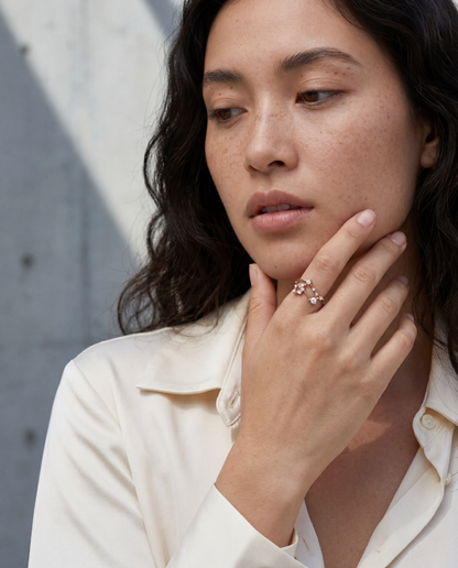 Virgo Constellation Ring
