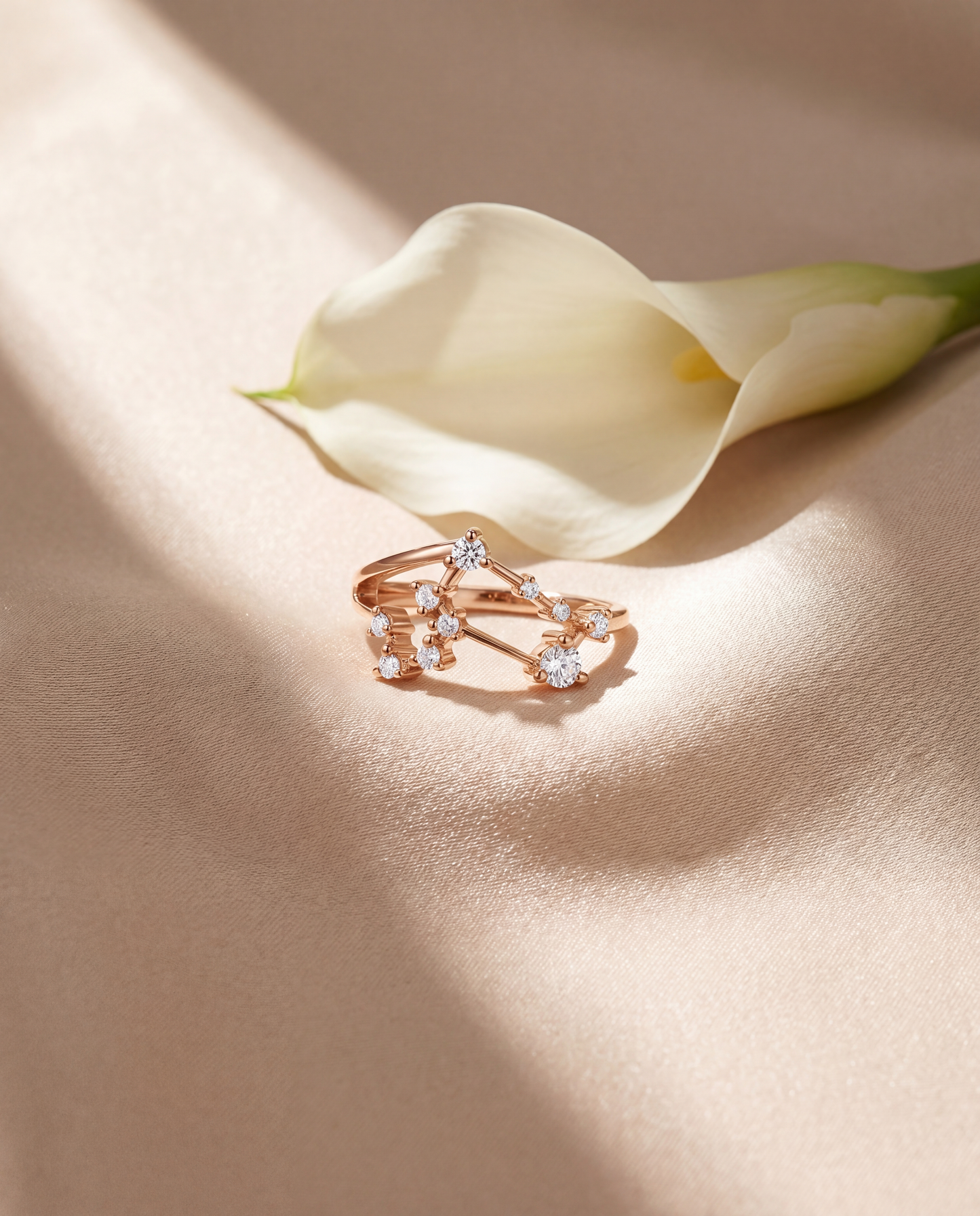 Virgo Constellation Ring
