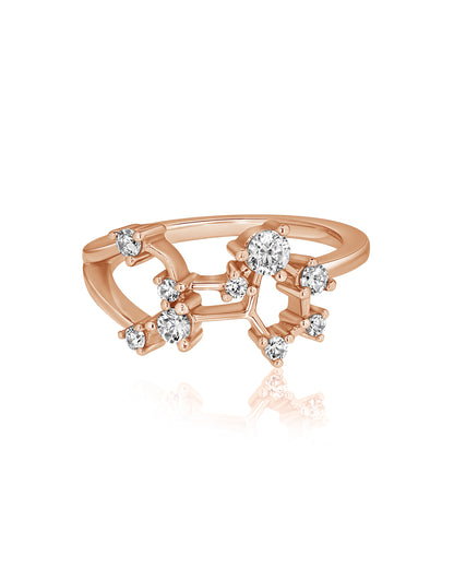 Leo Constellation Ring