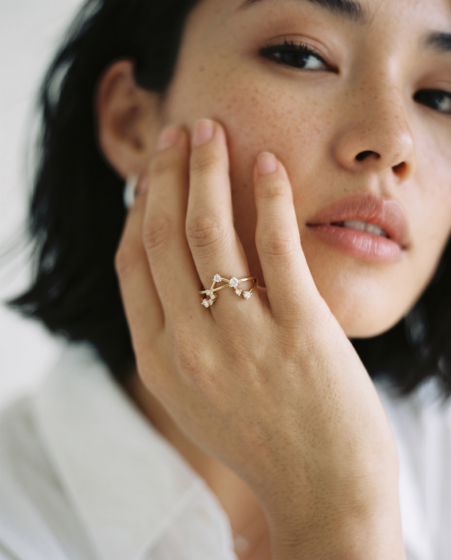 Libra Constellation Ring