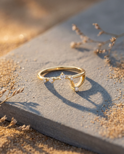 Aries Constellation Ring