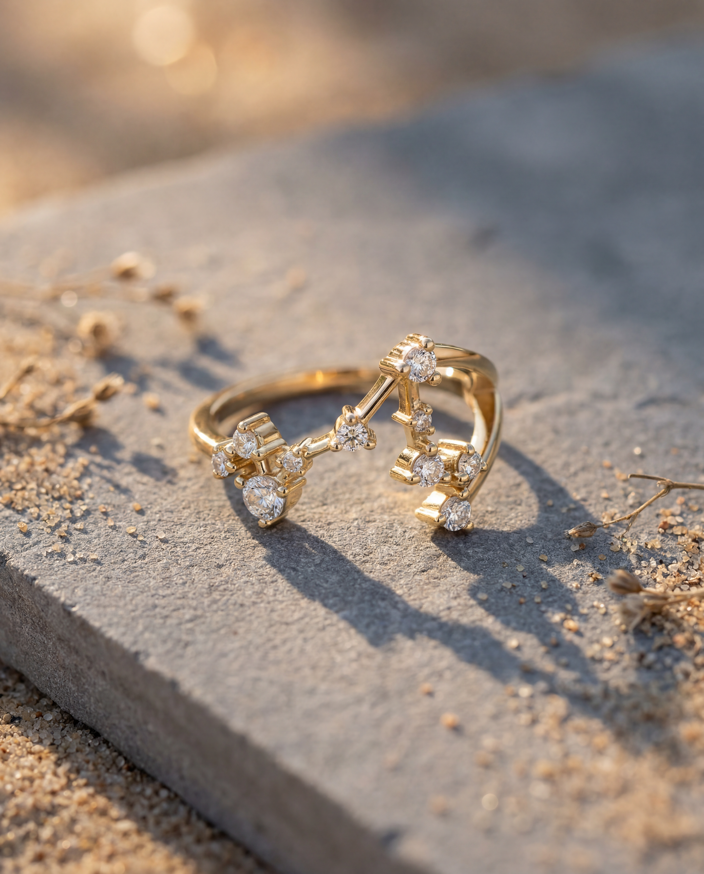 Libra Constellation Ring