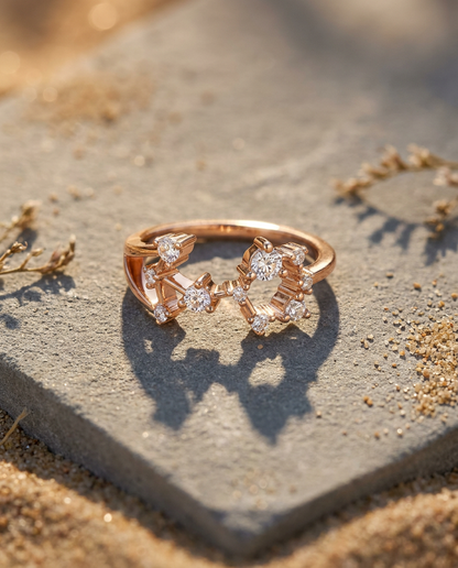 Scorpio Constellation Ring