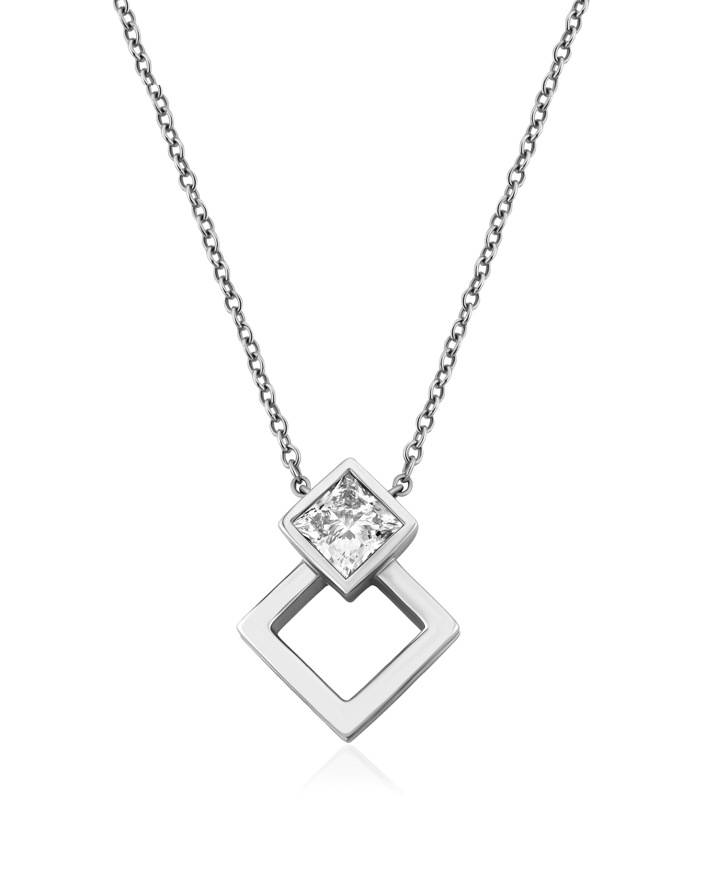 Side Halo Princesa Necklace
