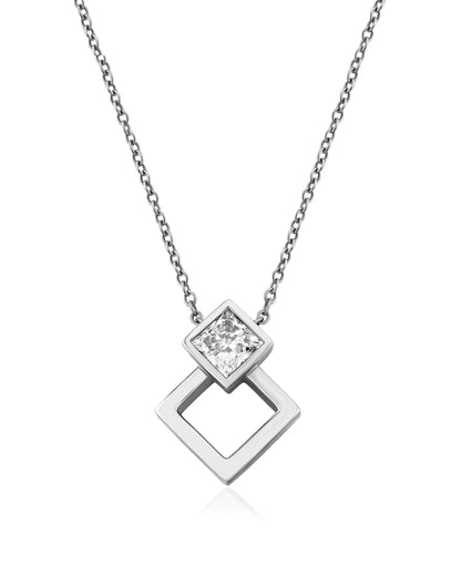 Side Halo Princesa Necklace